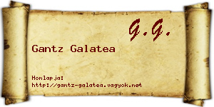 Gantz Galatea névjegykártya